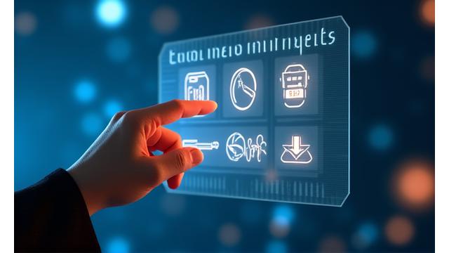 Una mano señalando iconos de derechos de usuario, como acceso, rectificación y eliminación de datos.